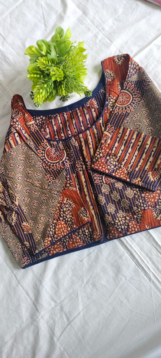 Block print blouse
