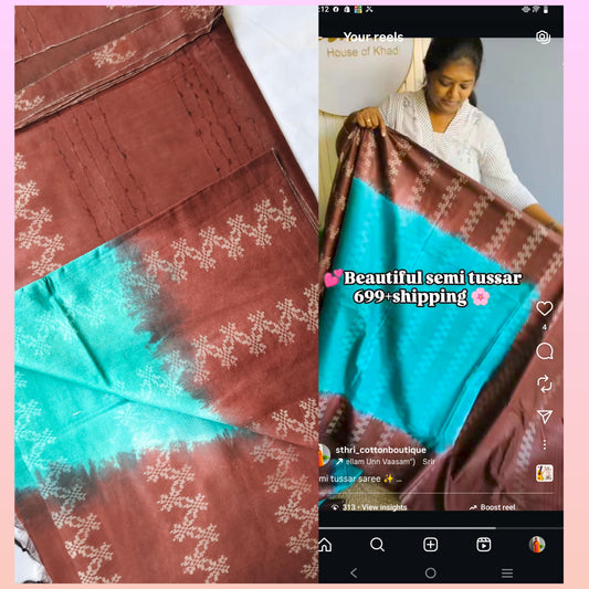 Sthri_ Semi tussar