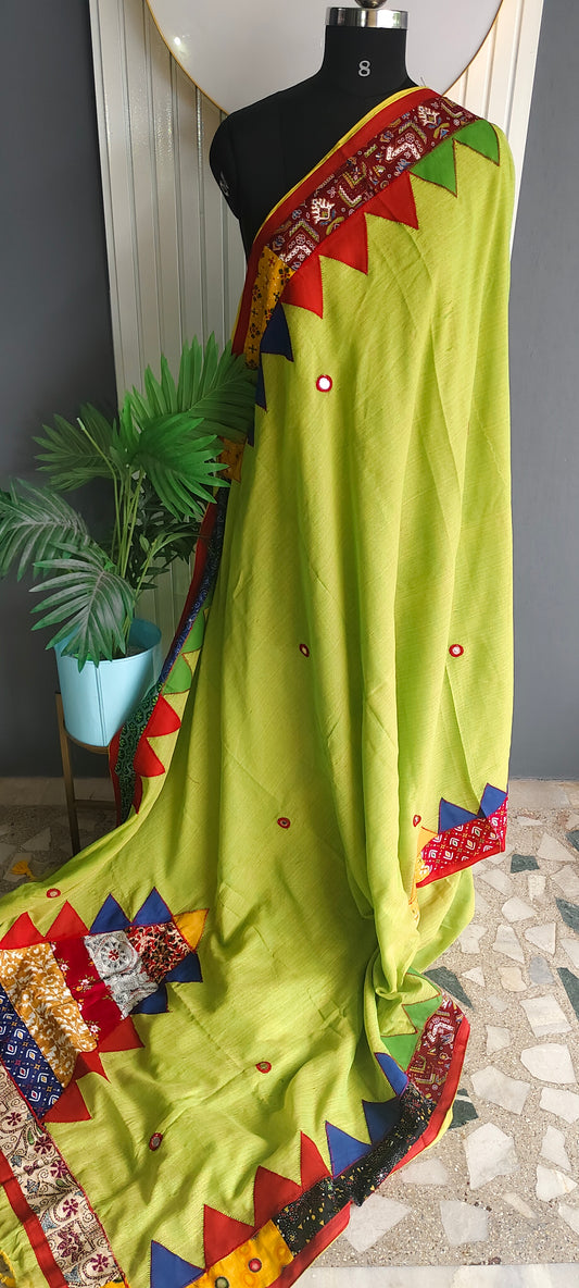 Designer kadhi _ Triangle Patch